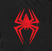 Men's Spider-Man: Across the Spider-Verse Spray Paint Spider Logo  Adult T-Shirt