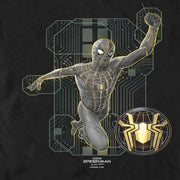 Men's Marvel Spider-Man: No Way Home Black Suit Tech  Adult T-Shirt