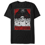 Men's Star Wars The Force Awakens First Order Troops Assemble  Adult T-Shirt