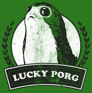 Men's Star Wars The Last Jedi St. Patrick's Day Lucky Porg  Adult Sweatshirt