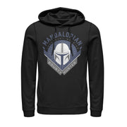 Men's Star Wars: The Mandalorian Warrior Emblem  Adult Pull Over Hoodie