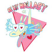 Men's Rocko's Modern Life Be My Wallaby  Adult T-Shirt