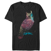 Men's Lost Gods Space Owl  Adult T-Shirt