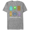 Men's Monsters Inc Pixel Scarers  Adult T-Shirt