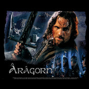 Men's The Lord of the Rings Two Towers Aragorn Ready for Battle  Adult T-Shirt