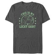 Men's Garfield St. Patrick's Day This is my Lucky Shirt  Adult T-Shirt