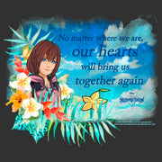 Men's Kingdom Hearts 3 Our Hearts Will Bring Us Together Again  Adult Pull Over Hoodie