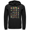 Men's Nintendo Super Mario Bros Character Guide  Adult Pull Over Hoodie