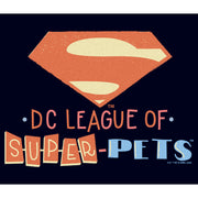 Men's DC League of Super-Pets Superman Emblem Cutouts  Adult T-Shirt