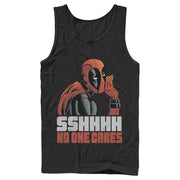 Men's Marvel Deadpool No One Cares  Adult Tank Top