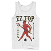 Men's ZZ TOP Devil Spades  Adult Tank Top