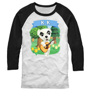 Men's Nintendo K.K. Slider Banner  Adult Baseball Tee