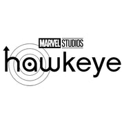 Men's Marvel Hawkeye Black and White Logo  Adult T-Shirt