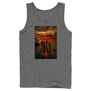 Men's Stranger Things Four Friends Rift Apocalypse Poster  Adult Tank Top