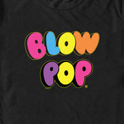 Men's Blow Pop Rainbow Text  Adult T-Shirt