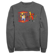 Men's The Simpsons Devil Flanders  Adult Sweatshirt