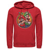 Men's Nintendo Mario Luigi Back to Back  Adult Pull Over Hoodie