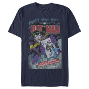 Men's Batman Joker Vintage Card  Adult T-Shirt