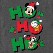 Men's Mickey & Friends Ho Ho Ho Christmas  Adult T-Shirt