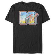 Men's MTV Shimmery Logo  Adult T-Shirt