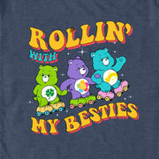 Men's Care Bears Rollin' With My Besties  Adult T-Shirt