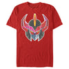 Men's Power Rangers Megazord Geometric Helmet  Adult T-Shirt