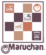 Men's Maruchan Checkered Logo  Adult T-Shirt