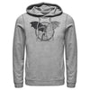 Men's Batman Caped Crusader Schematics  Adult Pull Over Hoodie