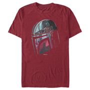 Men's Star Wars: The Mandalorian Helmet Reflection  Adult T-Shirt