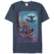 Men's Marvel Spider-Man Goblin Attack  Adult T-Shirt