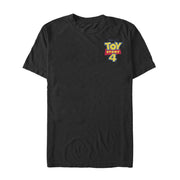 Men's Toy Story Bold Logo Badge  Adult T-Shirt