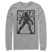 Men's Marvel Eternals Kro Woodcut  Adult Long Sleeve Shirt