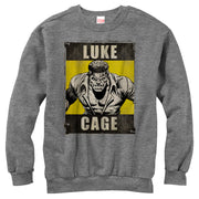 Men's Marvel Heroes for Hire Luke Cage  Adult Sweatshirt