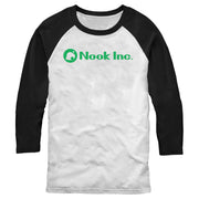 Men's Nintendo Nook Inc. Logo  Adult Baseball Tee