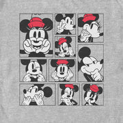 Men's Mickey & Friends Poses Photo Grid  Adult T-Shirt