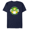 Men's The Simpsons St. Patrick's Day Homer I'm a Drinker not a Fighter  Adult T-Shirt