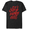 Men's Lost Gods Valentine's Day Let's Make Out  Adult T-Shirt