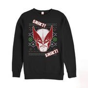 Men's Marvel Ugly Christmas X-Men Wolverine Snikt  Adult Sweatshirt