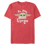 Men's Star Wars: The Mandalorian Valentine's Day The Child Be My Grogu  Adult T-Shirt