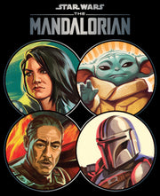 Men's Star Wars: The Mandalorian Character Frame  Adult T-Shirt