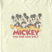 Men's Mickey & Friends Distressed the One and Only  Adult T-Shirt