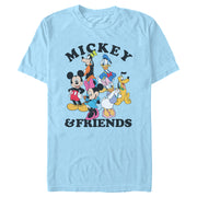 Men's Mickey & Friends Classic Crew  Adult T-Shirt