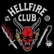 Men's Stranger Things Hellfire Club Costume  Adult T-Shirt