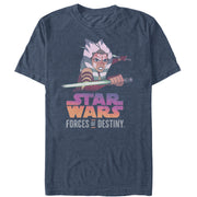 Men's Star Wars Forces of Destiny Ahsoka Fight  Adult T-Shirt