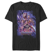 Men's Marvel Studios Avengers: Endgame Space Group Shot Poster  Adult T-Shirt