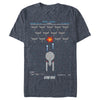 Men's Star Trek Enterprise Pixel Video Game Battle  Adult T-Shirt