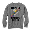 Men's Lost Gods My People Need Me Cat  Adult Sweatshirt