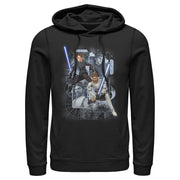 Men's Star Wars: The Clone Wars Padawan Master  Adult Pull Over Hoodie