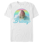 Men's Britney Spears Rainbow Star  Adult T-Shirt