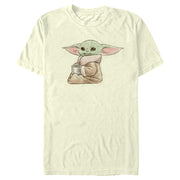 Men's Star Wars: The Mandalorian Grogu Sweet Sketch  Adult T-Shirt